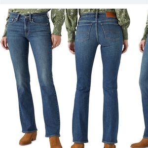 Lucky Brand sweet mis rise boot cut jeans